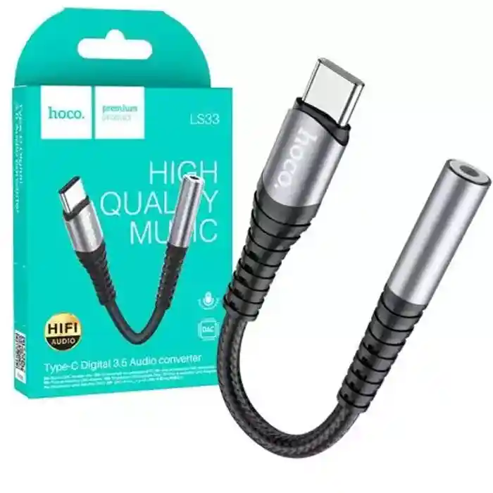 Hoco LS33 Type-C to 3.5mm female audio converter